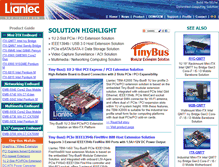 Tablet Screenshot of liantec.com